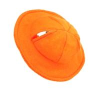 UTHCLO Gorro Naranja para Conejos Mascotas Pequeñas Accesorio para Disfraz de Animales Pequeños Cubrecabezas Ligero y Cómodo para Fiestas y Sesiones de Fotos