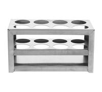 UTHCLO Gradilla Resistente de E 8 y Acero Inoxidable para Tubos Orificios, Soporte Fácil de Transportar para Laboratorios E