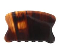 UTHCLO Herramienta Facial Gua Sha de Cuerno de Buey Natural Tabla de Masaje Ergonómica Forma de Pez para Rostro Cuello y Cuerpo Raspador Portátil para Terapia y Relajación Integral