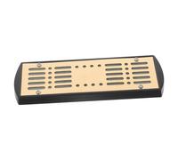 UTHCLO Humidificador De Cigarros Metálico Dorado Accesorio Para Humidor Portátil Con Almohadilla Humectante Para Mantener Frescura y Sabor Óptimos Mantenimiento De Humedad Eficaz