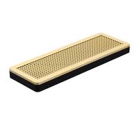 UTHCLO Humidificador Rectangular Portátil para Humidor de Cigarros, Control de Humedad Manual, Mini Equipo para Mantener Frescura y Sabor, Accesorio Dorado