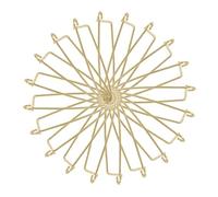 UTHCLO Imperdibles de Seguridad en Forma de P 45 Mm 50 Unidades, Alfileres Metálicos sin Base para Insignias y Manualidades, Pasadores Resistentes para Ropa y Broches en Artesanía