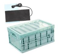 UTHCLO Incubadora de Huevos para Loros con Almohadilla Térmica, Caja de Cría de Pollitos Reutilizable de Plástico, Tamaño Pequeño para Uso Doméstico y Avicultura, Suministros para Incubadoras de Aves