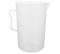 UTHCLO Jarra Medidora de Plástico de 2000ml Vertedor para Medición Precisa de Aceite de Motor y Líquidos en Mantenimiento de Coches y Cocina