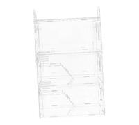 UTHCLO Jaula Acrílico Transparente para Hámster y Pequeños Animales Casa Pequeña de Lujo Tipo Castillo de Base Ligera y Portátil para Cobayas y Erizos