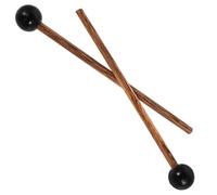 UTHCLO Juego de 2 Mazos para Xilófonos y Panderetas de Madera Portátil con Sonido Puro para Uso en Escuela y Hogar
