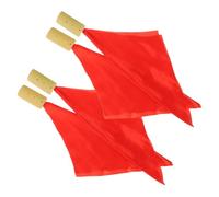 UTHCLO Juego De 4 Piezas De Kuaiban Chino Tradicional Rojo Para Niños, Instrumento De Percusión Allegro Castañuelas De Bambú Fáciles De Usar, Adecuado Para Educación Musical y Principiantes