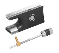 UTHCLO Juego de Accesorios para Violín Cordal de Alpaca, Concha de Abulón y Madera de Palo Duro, Suministros Profesionales para Violín y Viola, Mejora de Sonido y Reparación