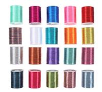 UTHCLO Juego de Hilos de Coser Metálicos para Bordar, Hilo Metálico Brillante para Manualidades y Bordado en Cruz, Adecuado para Máquinas y Artes Needlework Color Color Aleatorio
