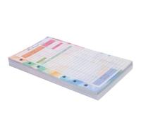 UTHCLO Juego de Hojas Sueltas para Cuaderno Portátil de Presupuesto, 82 Hojas de Papel para Seguimiento de Gastos, Adecuado para Picnic y Tours en Coche