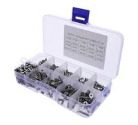 UTHCLO Juego de Sujetadores de Acero Inoxidable 340 Piezas Tornillos de Cabeza Cruzada Tuercas y Arandelas Métricas Surtido Industrial para Reparaciones del Hogar y Electrónica