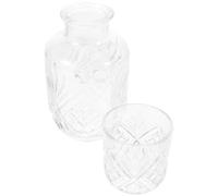 UTHCLO Juego de Tazas de Cóctel Creativas de Vidrio Transparente, Taza de Agua, Vaso para Bebidas Mixtas, 1 Unidad, Adecuado para Bares y Fiestas