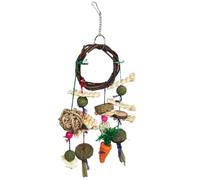 UTHCLO Juguete Masticable para Hámster y Cobaya, Ramita de Manzana Natural para Perros Pequeños, Juguete de Mordida Duradero para Mascotas