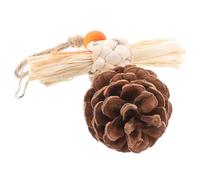 UTHCLO Juguete Masticable para Pájaros Fibras Naturales de Raphia, Colgante en Bolsa, Color Aleatorio, Accesorio Seguro para Jaulas, Adecuado para Loros, Periquitos y