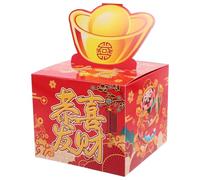 UTHCLO Kit Caja para Regalar Dinero de Año con Tarjeta Extraíble y Bolsas Transparentes Caja para Dinero DIY para Celebrar y Decorar Fiestas de Años Nuevos