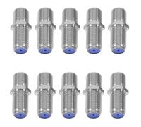 UTHCLO Kit De 20 Conectores De Cable Coaxial Acoplador De Conector F Adaptador De Extensión De Cable Coaxial Tipo F Conectores De Repuesto Conector De