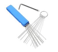 UTHCLO Kit de Limpieza para Carburador Herramienta de Limpieza Agujas y Cables para Carburadores para Mantenimiento de Motores