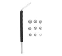 UTHCLO Kit de Reparación para Instrumentos de Viento 8 Bolas Metálicas 1 Bola de Cubo Metálica y Varilla Larga Herramienta de Mantenimiento para Saxofón y Clarinete Accesorios para