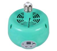 UTHCLO Lámpara de Calor Ajustable para Cría Emisor Térmico Seguro para Gallineros y Mascotas Luz de Cultivo con Temperatura Regulable y Ventilador de Aire Cálido