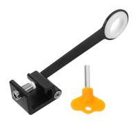 UTHCLO Limitador y Apertura de 13.3cm con Ajuste Fácil y Montaje Sencillo de Aleación de Aluminio Negro en Ventanas de 0-15mm de Ventana para Seguridad Infantil Hogar