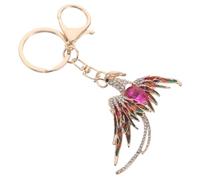 UTHCLO Llavero de Aleación Diseño de Ave Mítica y Rhinestones Brillantes, Seguro y Elegante para Regalos de Joyería Mujer en Viajes y Ocasiones Obsequios