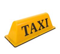 UTHCLO Luces Magnéticas para Taxi Impermeables, Lámpara de Señal LED Amarilla para Techo de Coche, Luz Superior de Cabina Resistente al Agua para Señalización Profesional en Viajes
