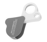 UTHCLO Lupa de Joyero Plegable Portátil 30x y 50x Doble Lente, Mini Lupa de Bolsillo para Piedras Preciosas, Joyería, Antigüedades y Coleccionismo, Adecuado para Viaje y Precisión