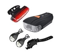 UTHCLO Luz LED para Bicicleta de Montaña Recargable por USB Luz Delantera y Trasera Súper Brillante y Larga Duración para Conducir de Noche