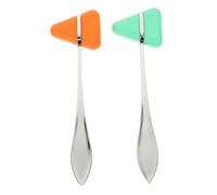 UTHCLO Martillo Neurológico de Aleación de Zinc Cabeza Triangular y Mango Resistente, Juego de 2 Piezas para Inducción de Reflejos Abdominales en Estudiantes de Medicina Color Aleatorio