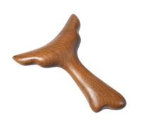 UTHCLO Masajeador de cuello facial junta spa chatarra Para la cara mujer masajeador de acupuntura herramientas de reflexologia para pies masaje de pies palo de masaje Madera Marrón claro