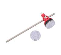 UTHCLO Mazo de Pedal para Bombo Rojo Cabeza de Martillo de Aleación de Aluminio, Accesorio para Batería de Percusión, Compatible Sets Profesionales y Uso en Escenarios