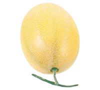 UTHCLO Melón Artificial Ovalado de Plástico Amarillo Modelo de Fruta Artificial Realista para Decoración y Accesorios de Fotografía Fruta Falsa para Sesiones de Dibujo y Enseñanza