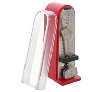 UTHCLO Metrónomo Mecánico para Piano Guitarra y Violín, Metrónomo de Alta Precisión Color Rojo, Portátil y Versátil para Práctica y Exámenes Musicales