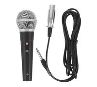 UTHCLO Micrófono Reduce Retroalimentación y Ruidos de Respiración para Karaoke y Conferencias Dinámico Vocal con Cable Material Plástico y Metal
