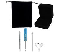 UTHCLO Mini Embudo de Llenado de Acero Inoxidable para Urnas Pequeñas, Kit Compacto Accesorios para Cenizas de Mascotas, Suministros Funerarios Portátiles y Precisos