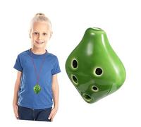 UTHCLO Mini Ocarina de Cerámica con Cordón y Cancionero Instrumento Musical Portátil para Principiantes Diseño Compacto y Fácil de Aprender