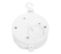 UTHCLO Móvil Musical para Cuna Niña Giratorio con Campana y Caja de Música Manual Juguetes Colgantes Sensoriales para Desarrollo Fácil Limpieza Uso Versátil Cunas y Cochecitos