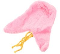 UTHCLO Nido Colgante para Pájaros Cálido y Resistente al Viento de Felpa Rosa, Tamaño Mediano 15x22 Cm, Cama en Esquina para Jaulas, Accesorio de Invierno para Loros y Aves Pequeñas