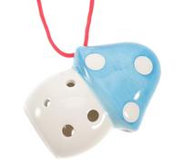 UTHCLO Ocarina de 6 Agujeros de Cerámica Forma de Hongo para Niños, Instrumento Musical para Práctica y Desarrollo del Talento Musical Color Aleatorio