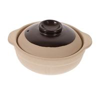 UTHCLO Olla de Barro para Cocina Casera Resistente al Calor con Doble Asa para Fácil Manejo para Guisos y Arroces Capacidad para Fuego Directo