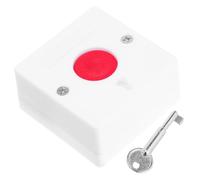 UTHCLO Panel Inalámbrico 86 con 5 Botones de Llamada de Emergencia para Baño Interruptor con Llave Alarma para Usuarios Mayores y con Discapacidad Sistema de Asistencia Inalámbrico