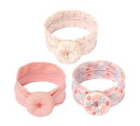 UTHCLO Paquete de 3 Diademas Infantiles Nudo y Forma de Dona de Algodón, Diseño Adorable y Que No Deja Marcas, Ideales para Fiesta de Navidad y Fotos Familiares