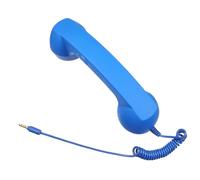 UTHCLO para Teléfono Clásico Retro Ajustable con Reducción de Radiación y Conector Compatible con Móviles Diseño Azul y