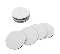 UTHCLO Parche Adhesivo Reutilizable de 12 Piezas, Redondo 100 Mm Negro Cierre de Gancho y Bucle, Autoadhesivo para Uniformes de Árbitro, Mochilas y Decoración en Eventos