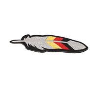 UTHCLO Parche de Bandera de Alemania Bordado Parche de Ropa Diy Resistente con Pluma para Mochila Sombrero y Uniforme Reemplazable