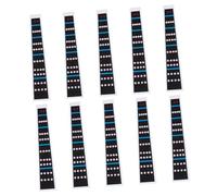 UTHCLO Pegatinas para Diapasón de Violín 4/4 10 Piezas, Calcomanías Guía para Dedos, Papel Adhesivo Duradero, Accesorios para Violín Principiantes y Estudiantes, Enseñanza y Práctica