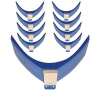 UTHCLO Percha para Palomas Grande de Madera y PP, 10 Piezas, Soporte de Juego para Jaulas de Pájaros, Accesorio para Palomos Deportivos y Loros, Perchero Resistente y Seguro para Aves