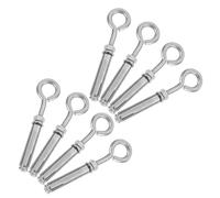 UTHCLO Pernos de Expansión de Acero Inoxidable M6 Gancho Cerrado 8 Unidades Anclajes Resistentes para Hormigón Mampostería y Paneles de Yeso Uso Industrial y Seguridad en