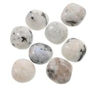 UTHCLO Piedras Lunares Pulidas Naturales 2-3 Cm, 100 G, Difusor de Aromaterapia Cristales de Piedra Lunar, Roca Caída para Relajación, Manualidades y Decoración Hogar