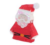 UTHCLO Piñata Infantil de Navidad Creativa con Forma de Papá Noel Juguete Relleno de Azúcar para Fiestas y Cumpleaños Contenedor Práctico para y Pequeños Regalos